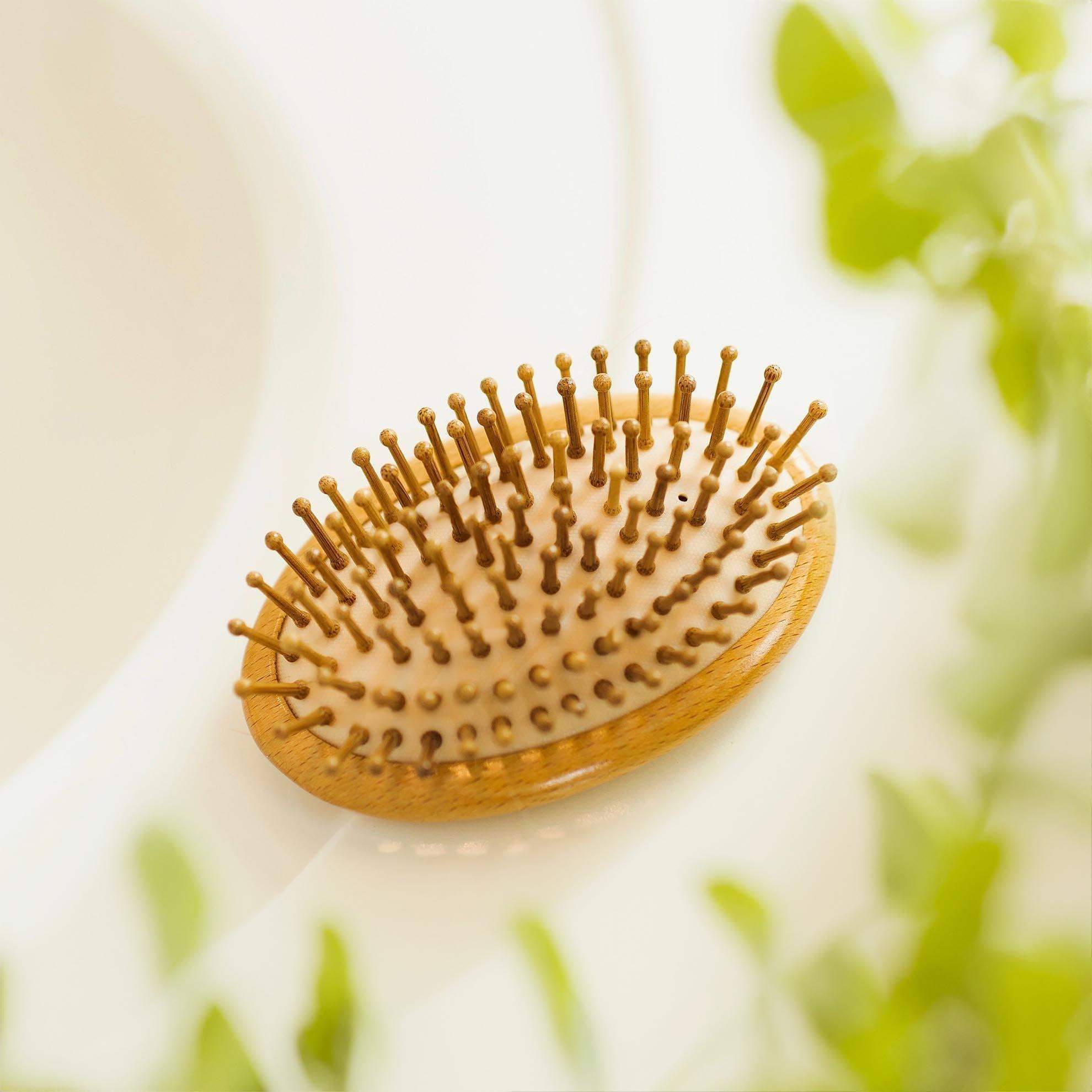 Bamboo Bliss Mini Hairbrush - Careberry