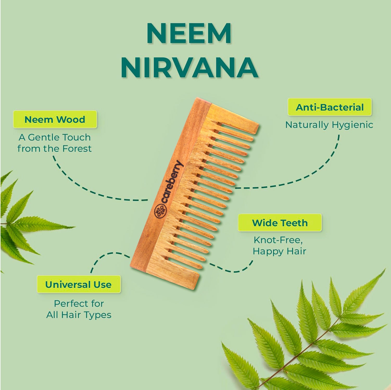 Neem Nirvana Shampoo Comb