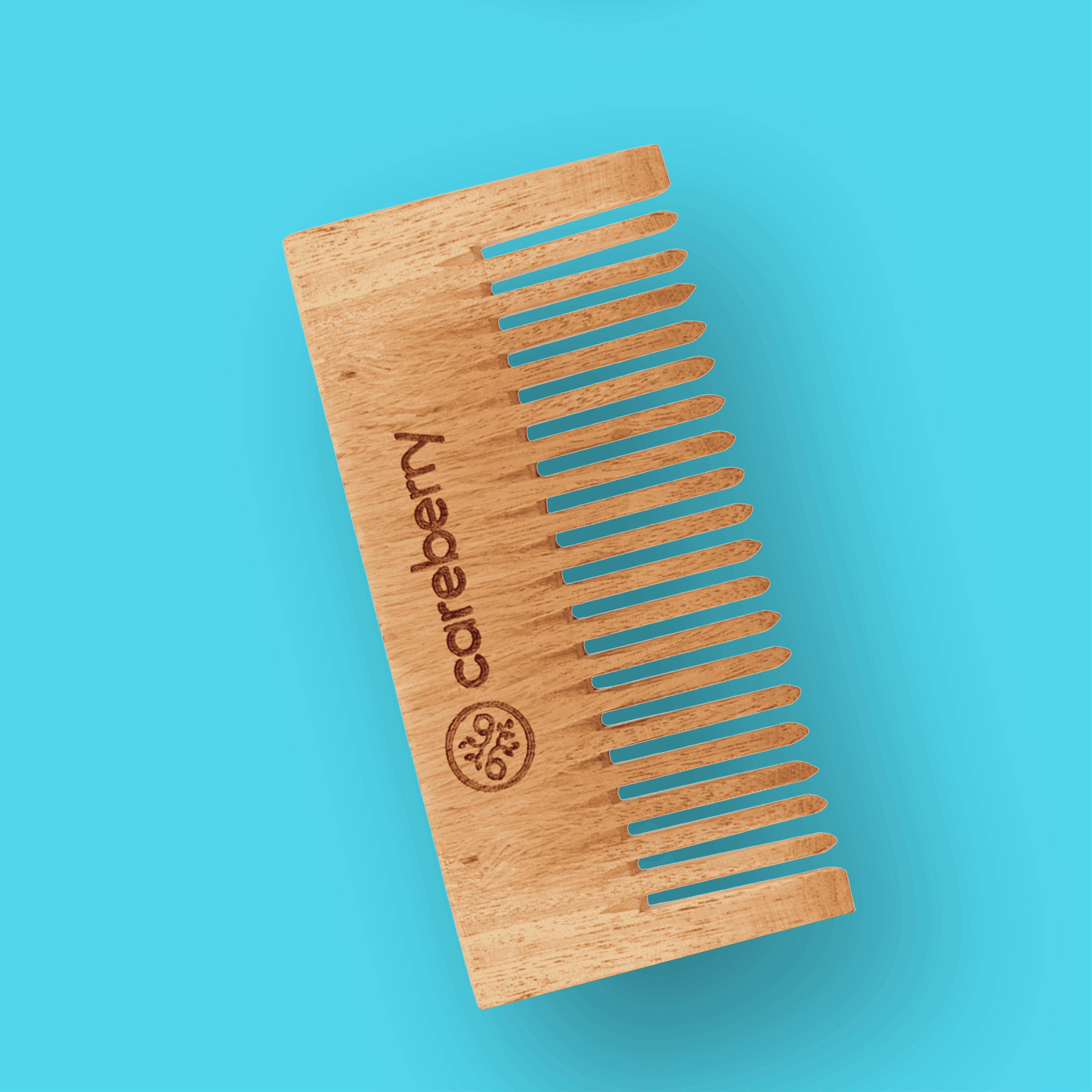 wooden detangling comb