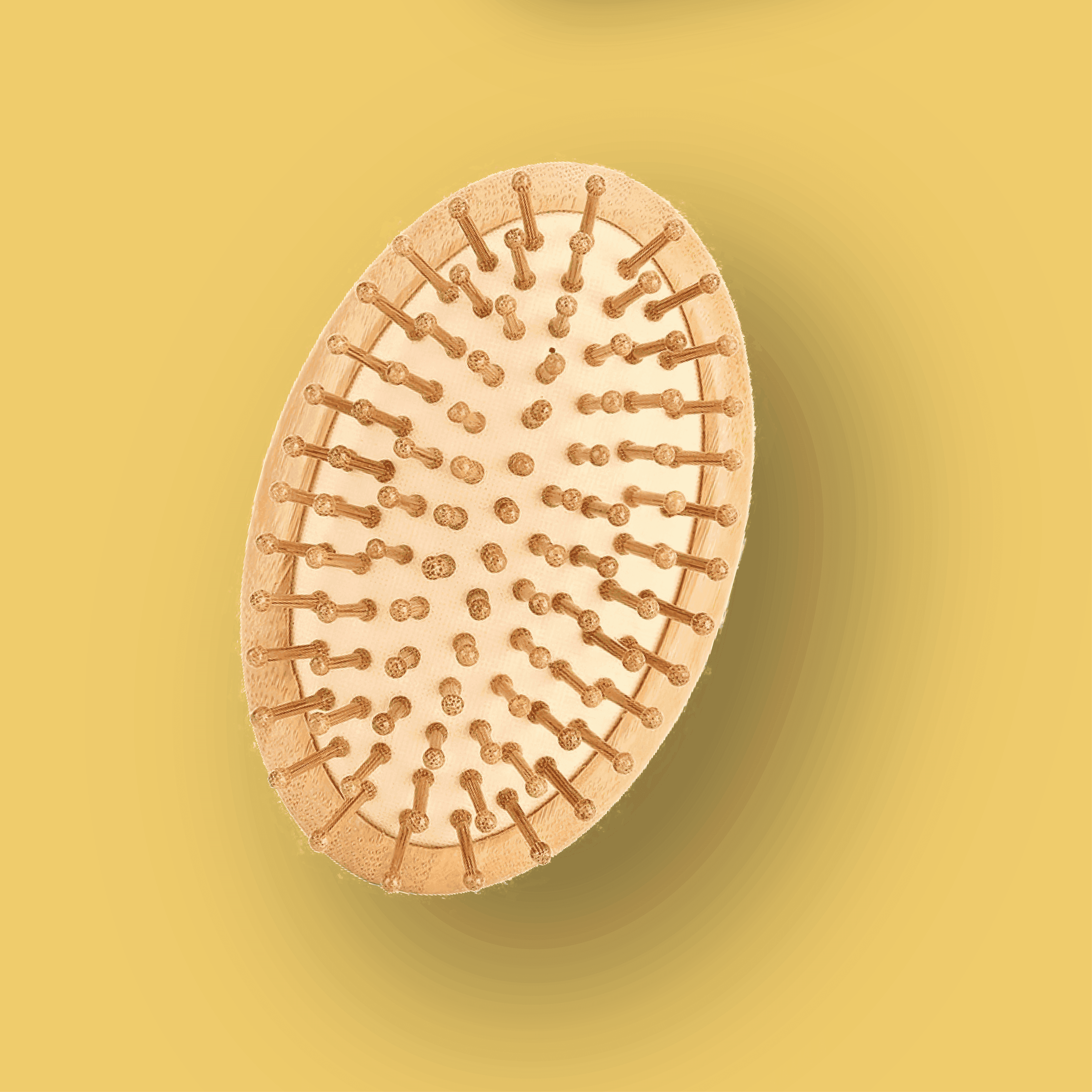 Bamboo Bliss Mini Hairbrush - Careberry