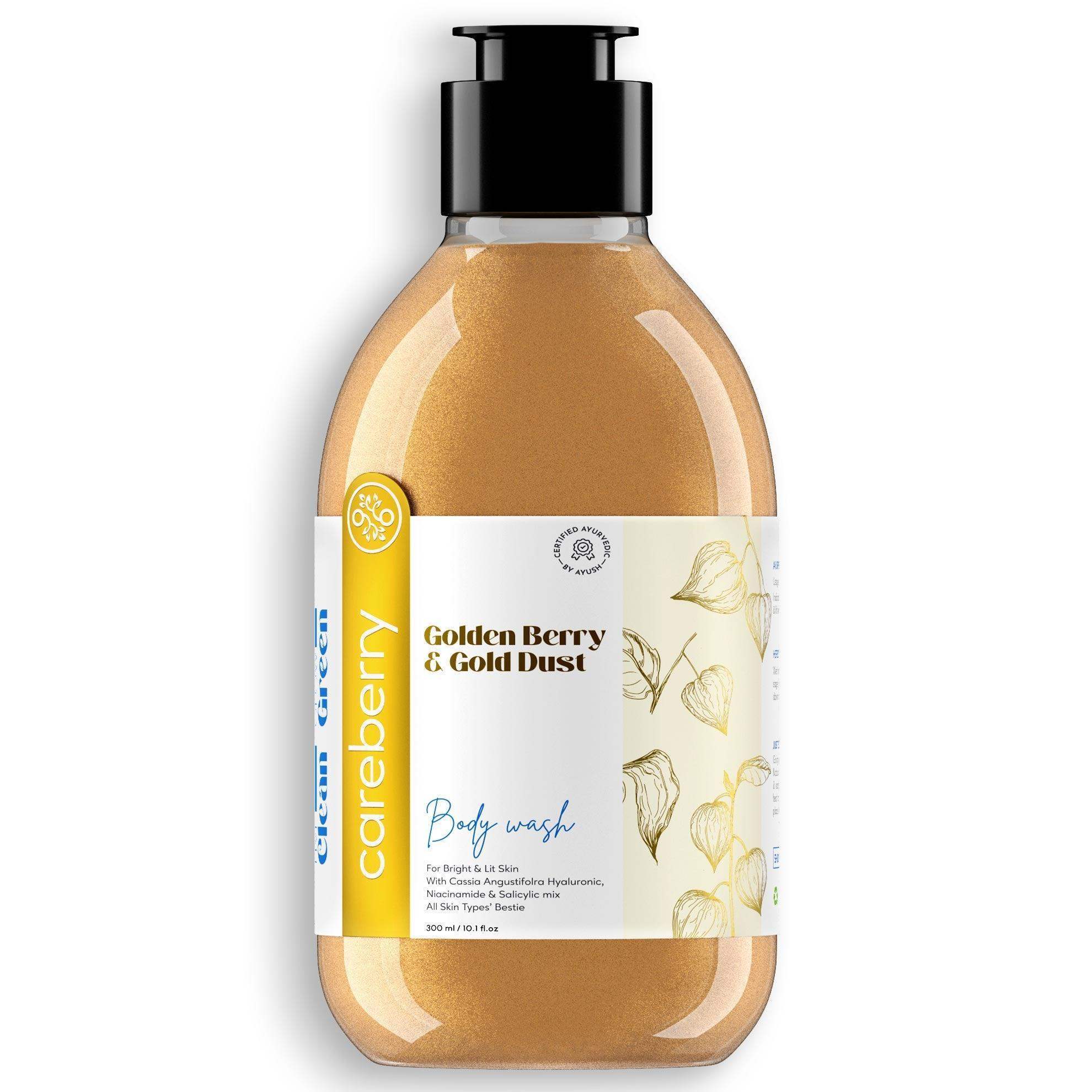 Golden Berry & Gold Dust Brightening Body Wash - Careberry