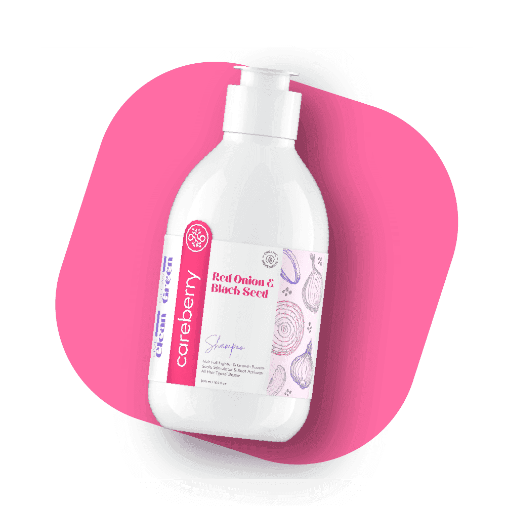 natural red onion hair cleanser sulphate & paraben free