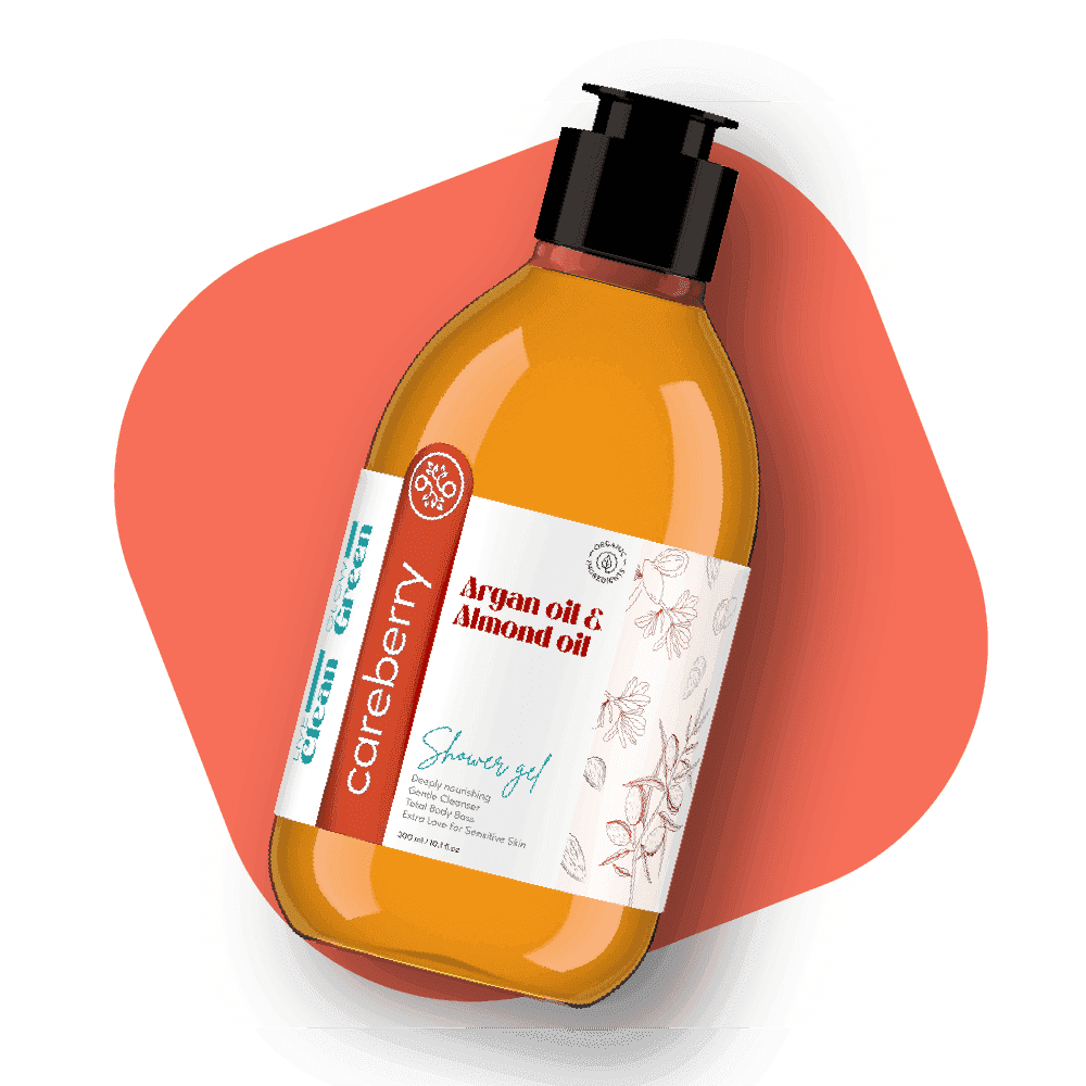 Argan & Almond Oil Nourishing Shower Gel - Careberry