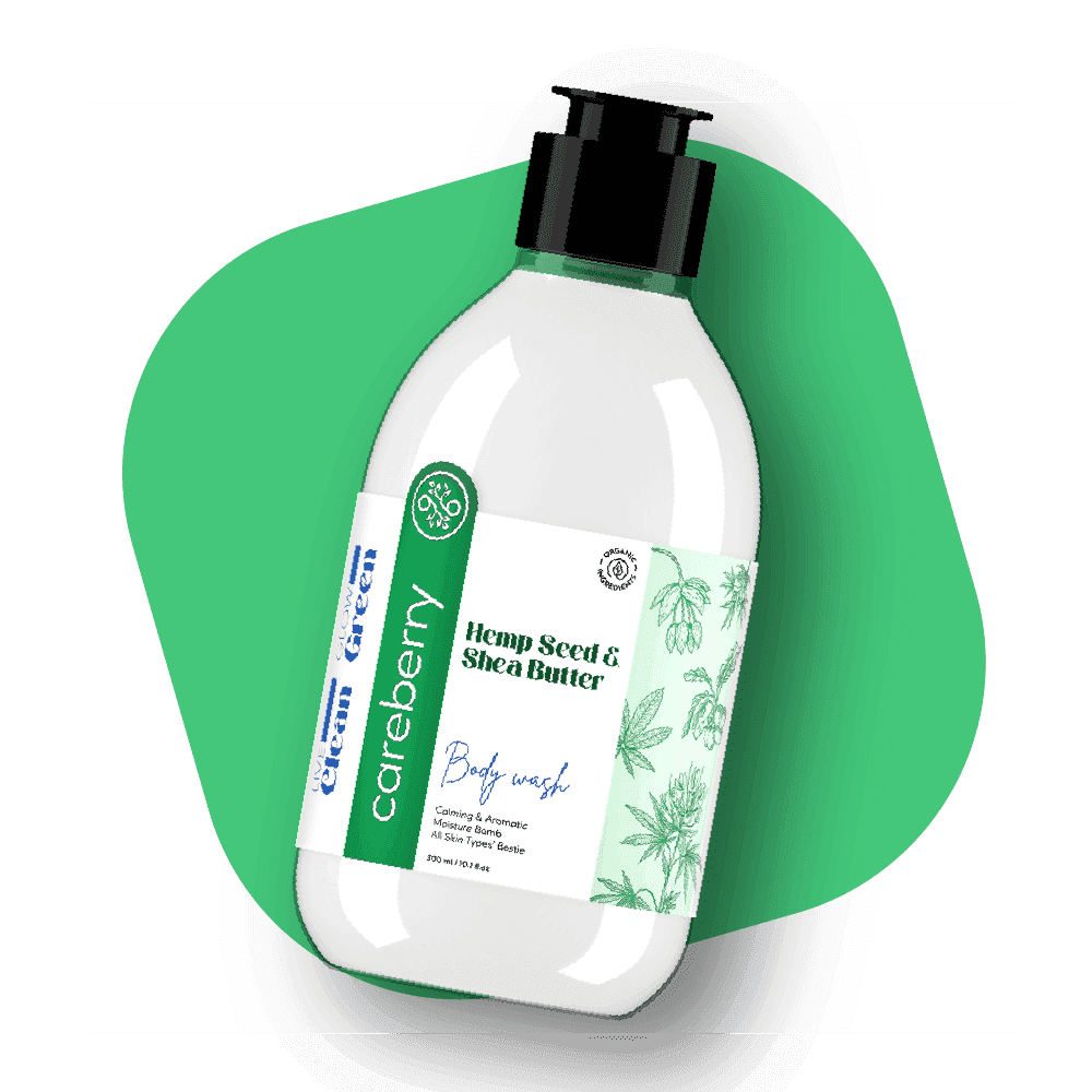 Hemp Seed & Shea Butter Calming Body Wash - Careberry